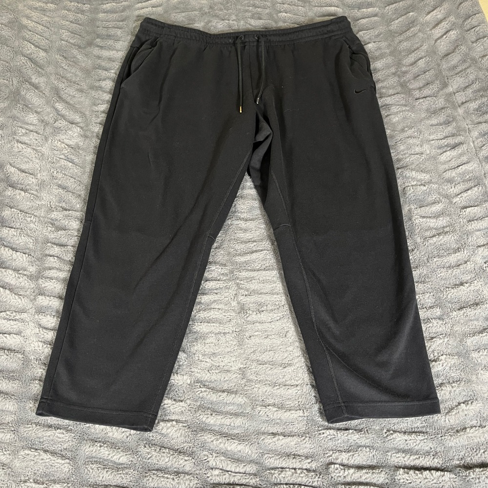 Nike Dri-FIT Black Tapered Training Pants FZ5850-010 Womens XXL 2XL